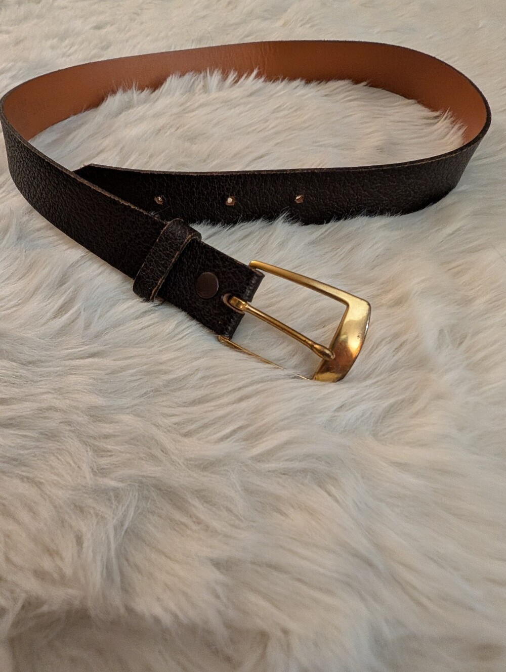Vintage Cowhide Belt